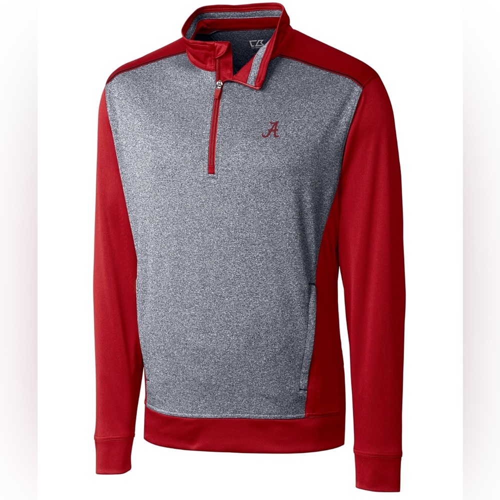 New Cutter & Buck Alabama Crimson Tide Replay Half Zip XL Replay Half Zip